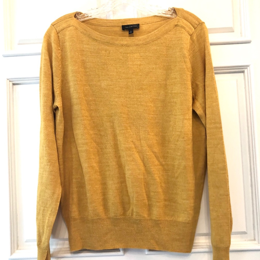 NWT The Limited Mustard Color Sweater